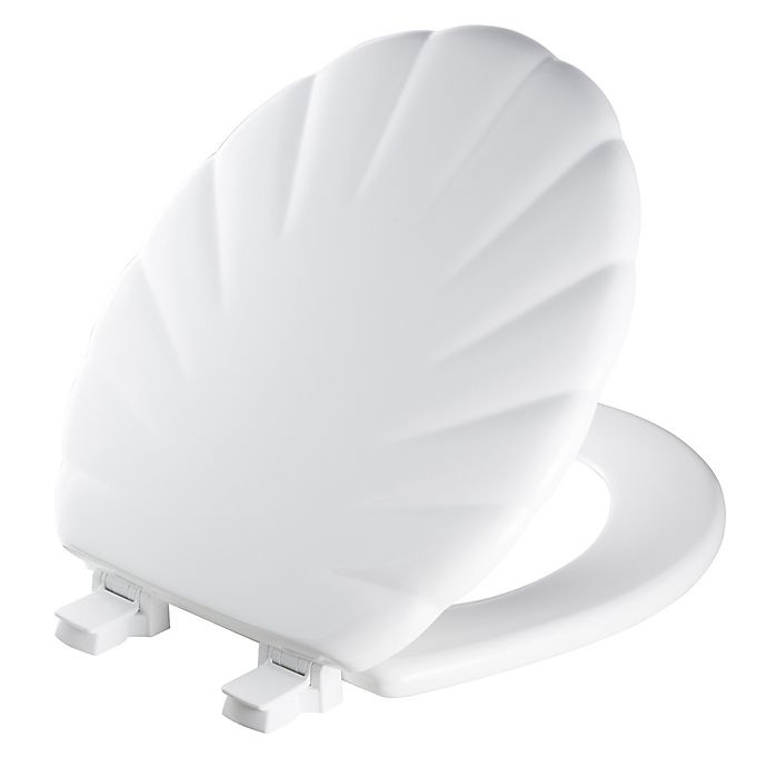 slide 2 of 2, Mayfair Easy-Clean & Change Wide Round Toilet Seat - White Shell, 1 ct