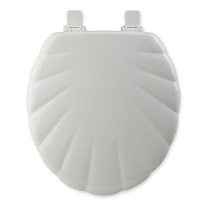 slide 1 of 2, Mayfair Easy-Clean & Change Wide Round Toilet Seat - White Shell, 1 ct