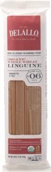 Delallo No. 06 Cut Whole Wheat Organic Linguine 16 oz