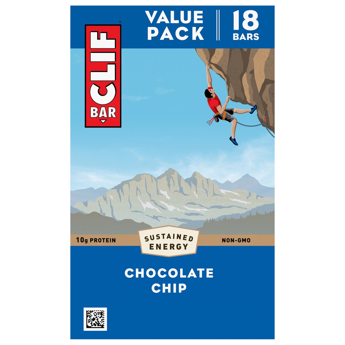 slide 8 of 9, CLIF Bar Chocolate Chip, 18 ct