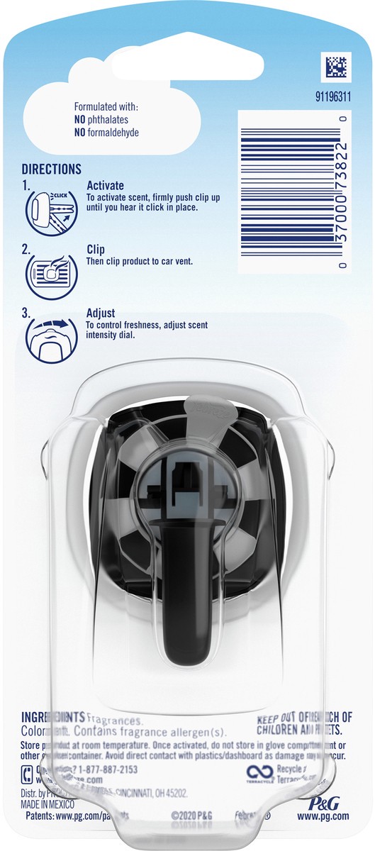 slide 2 of 3, Febreze Unstopables Vent Clip Car Fresh Air Freshener 2.2 ml, 2.20 ml