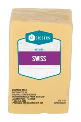 SE Grocers Swiss Cheese, Per lb