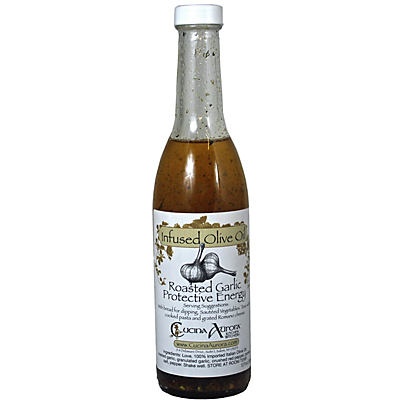 slide 1 of 2, Cucina Aurora Roasted Garlic Infused Olive Oil, 12 oz