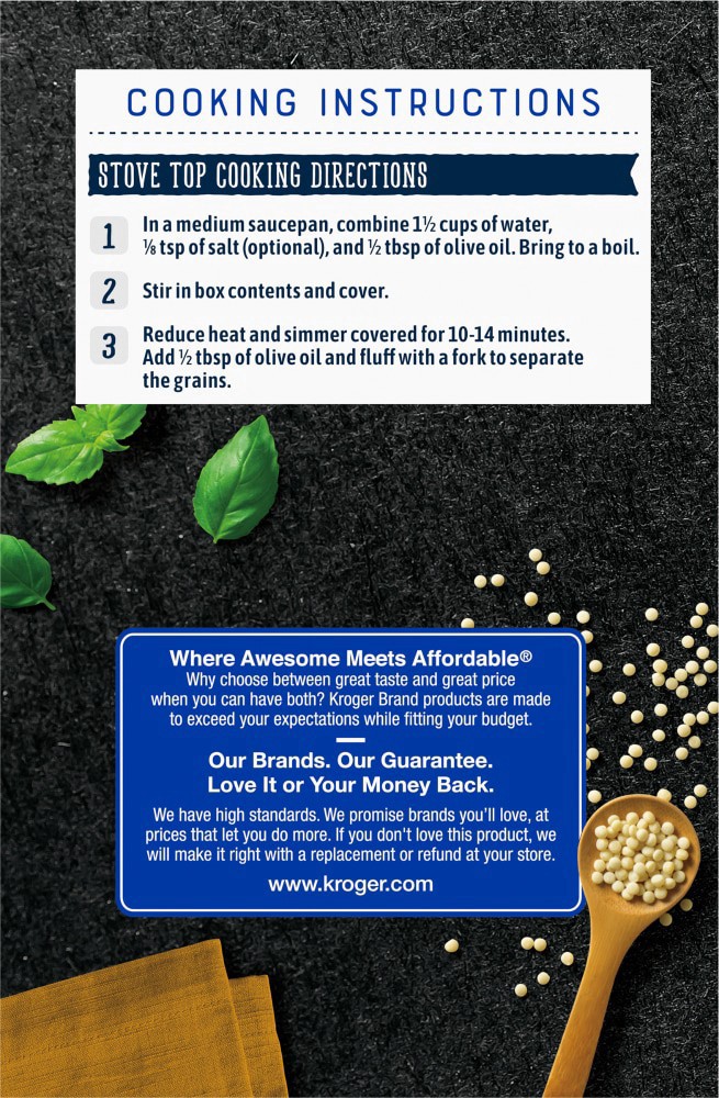 slide 3 of 4, Kroger Pearl Couscous, 6 oz