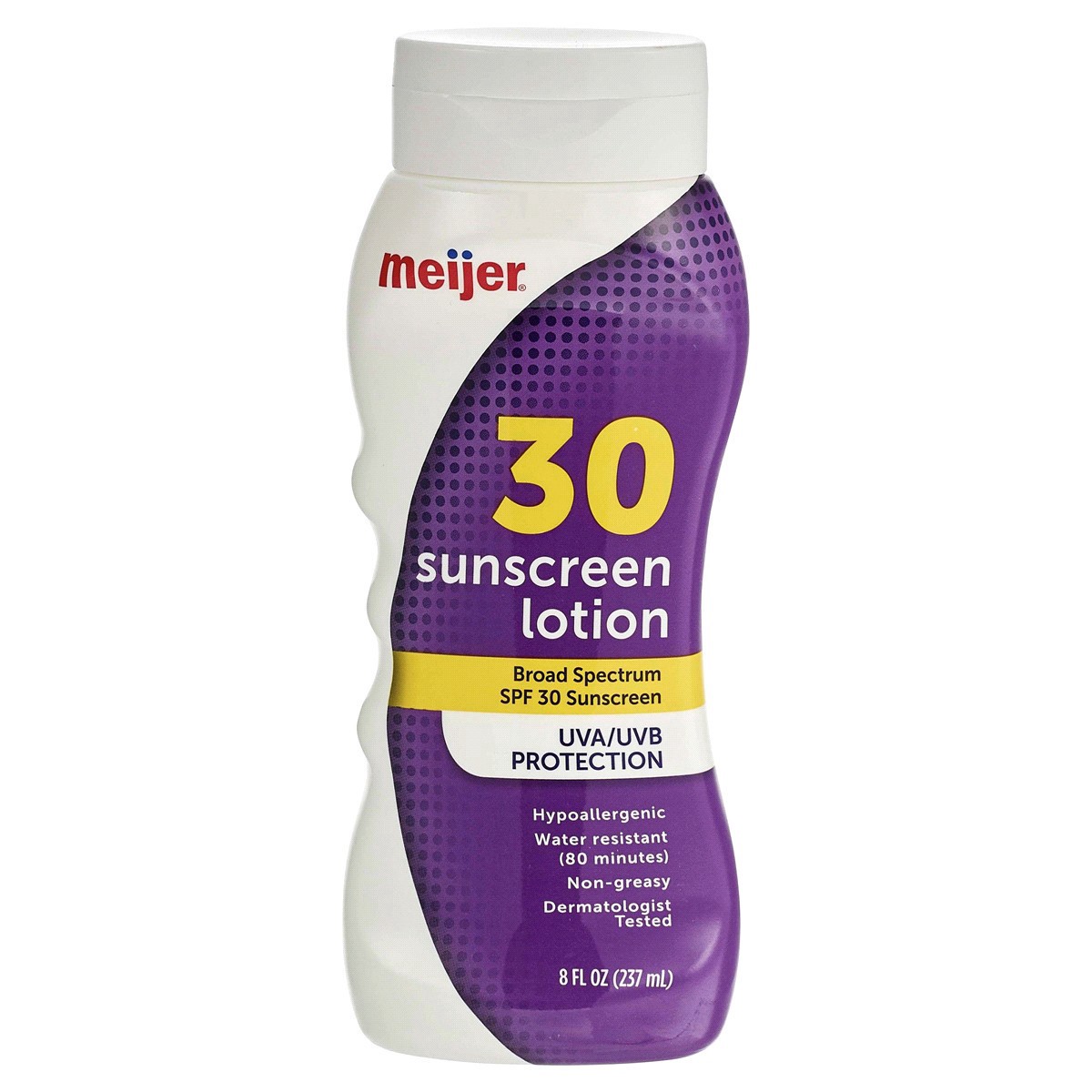 slide 1 of 5, Meijer Sunscreen Lotion SPF 30, 8 oz