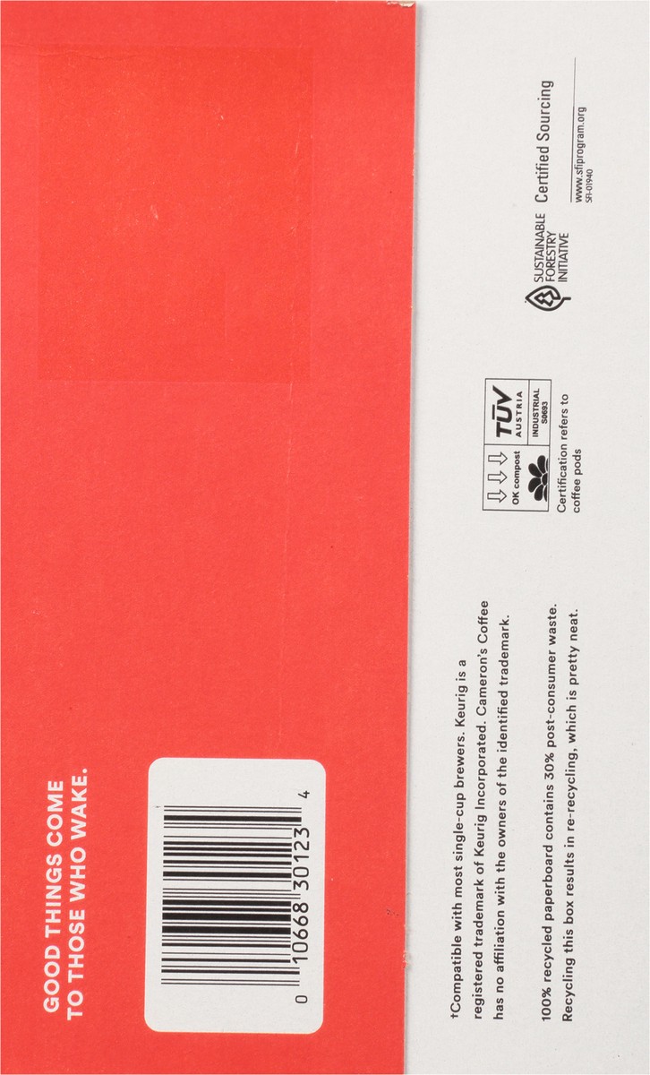 slide 2 of 12, Cameron's Coffee Dark Chocolate Mocha Single Serve Eco-pods - 4.33 oz, 1 ct