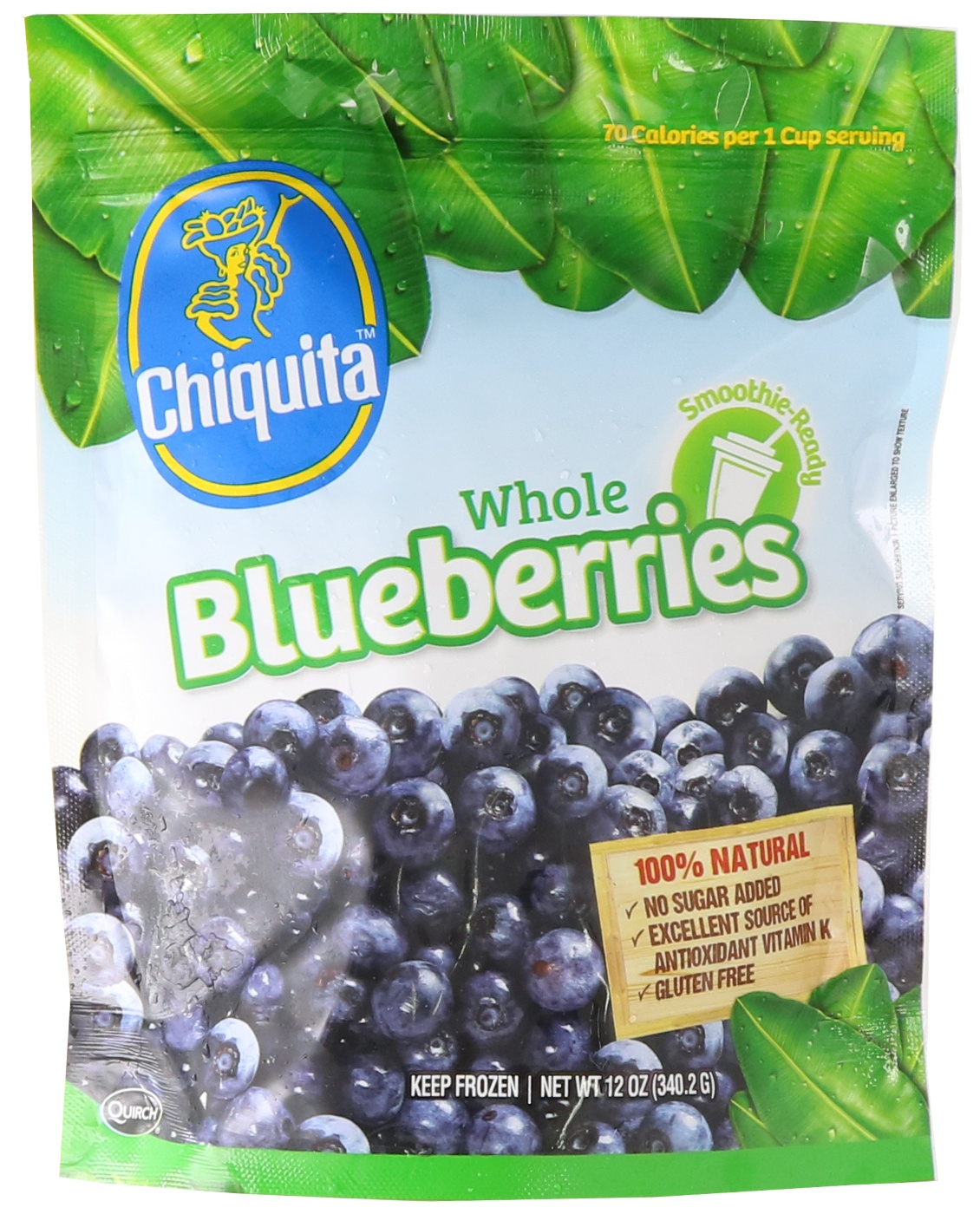 slide 1 of 1, Chiquita Fruit - Blueberries Iqf, 12 oz