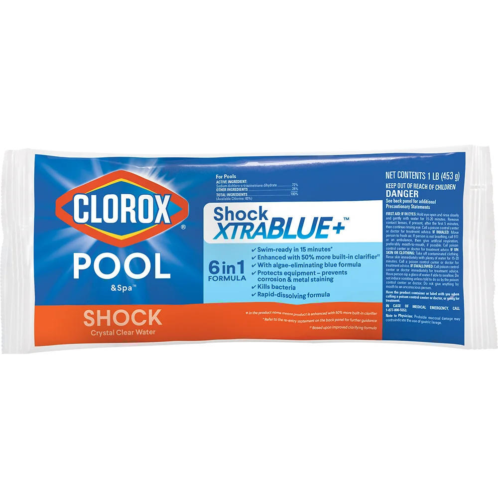 slide 1 of 6, Clorox Pool & Spa Shock Xtrablue2, 1 lb