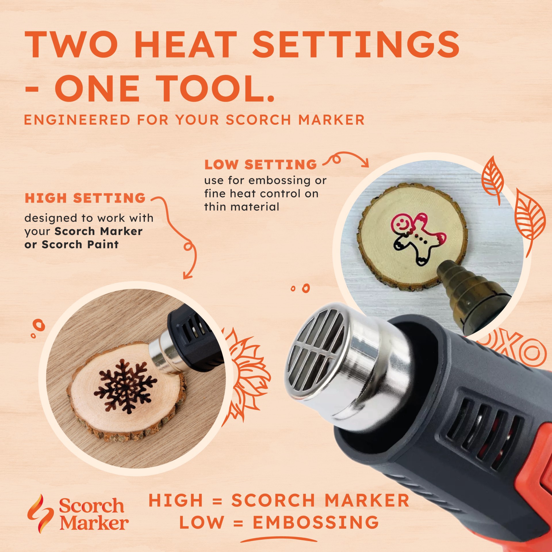 slide 3 of 13, Scorch Marker Heat Gun, 1 ct