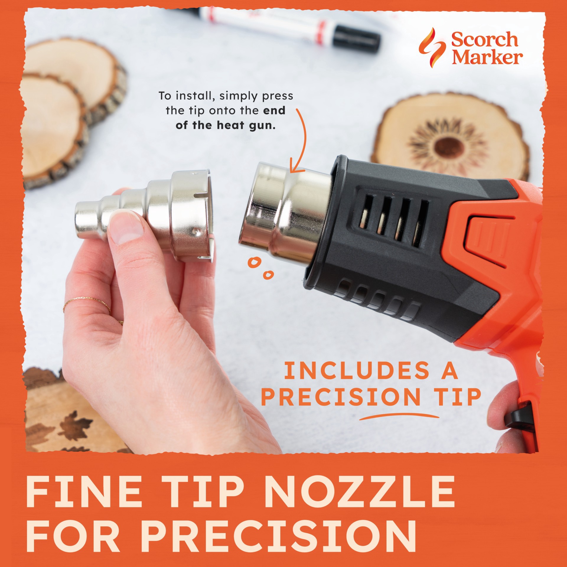 slide 9 of 13, Scorch Marker Heat Gun, 1 ct