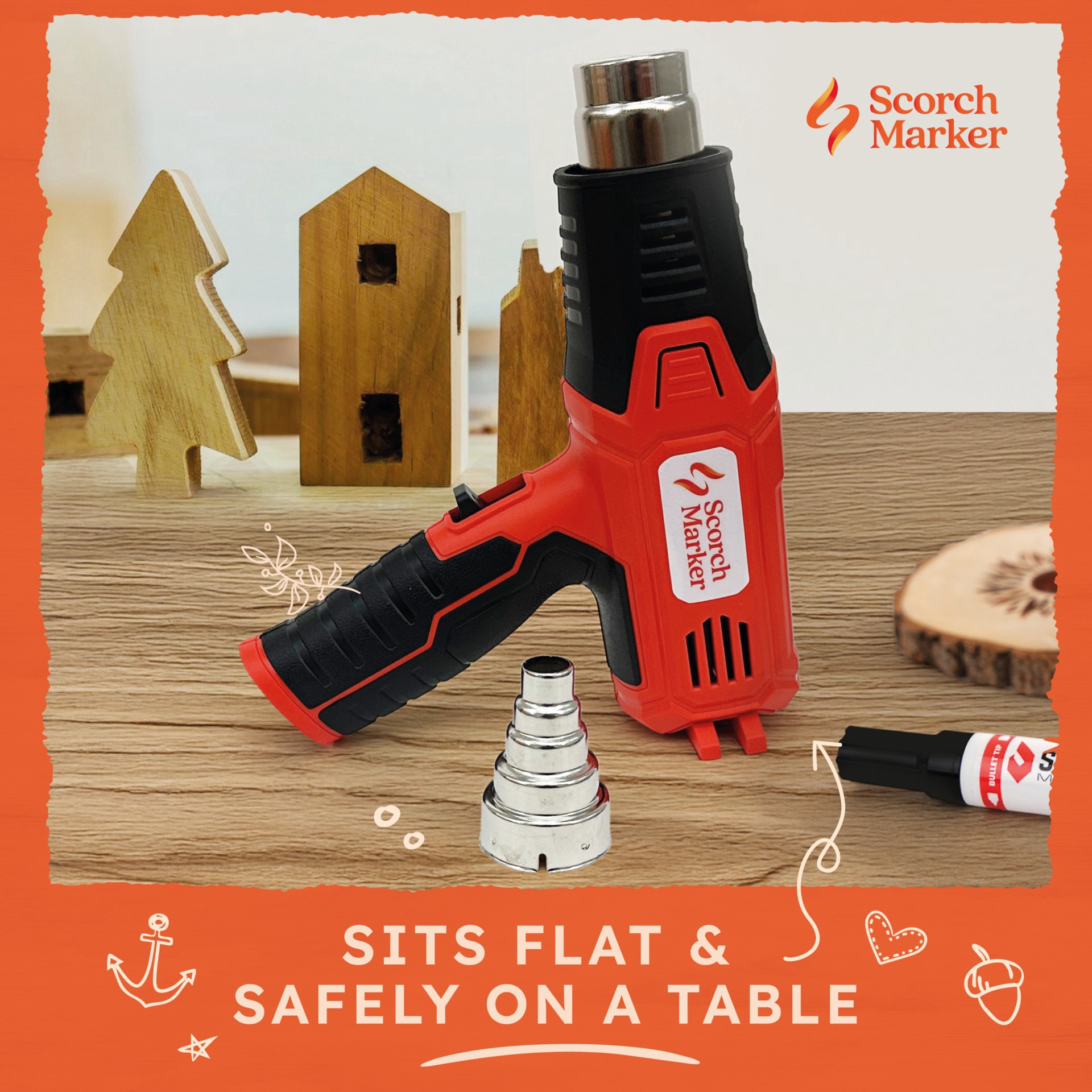 slide 2 of 13, Scorch Marker Heat Gun, 1 ct