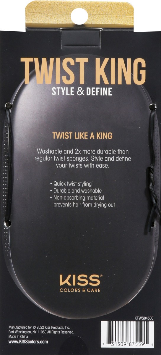 slide 8 of 9, Kiss Style & Define Twist King Brush 1 ea, 1 ct