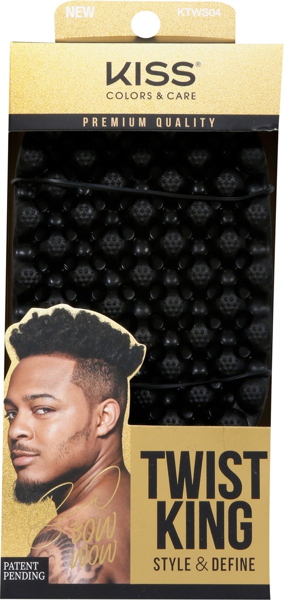 slide 7 of 9, Kiss Style & Define Twist King Brush 1 ea, 1 ct
