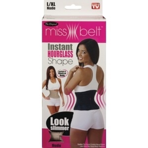 slide 1 of 1, As Seen on TV Miss Belt Instant Hourglass Shape, 1 ct