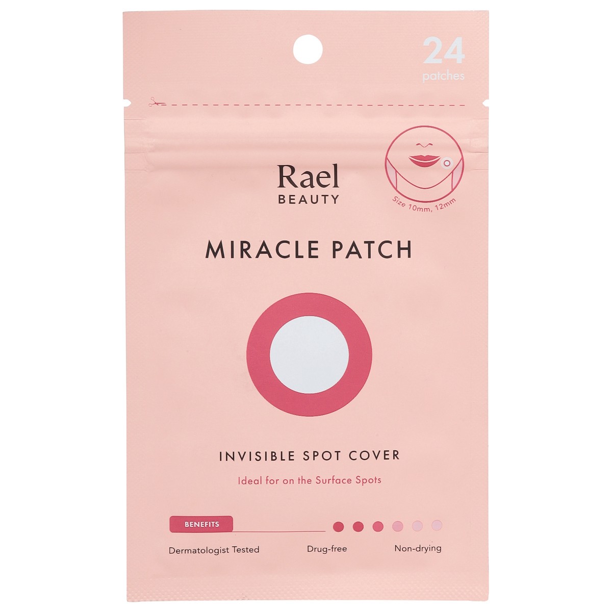slide 1 of 1, Rael Beauty Invisible Spot Cover Miracle Patch 24 ea, 24 ct