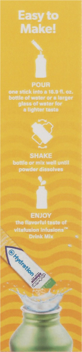 slide 8 of 14, vitafusion Infusions Singles To Go Hydration Orange Passionfruit Drink Mix - 6 ct, 6 ct