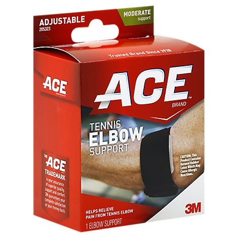 slide 1 of 1, Ace Tennis Elbow Brace Adjustable One Size - Each, 1 ct