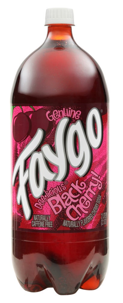 slide 1 of 1, Faygo Black Cherry - 2 liter, 2 liter