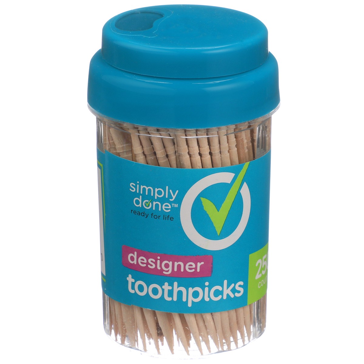 slide 3 of 8, Simply Done Designer Toothpicks, 250 ct