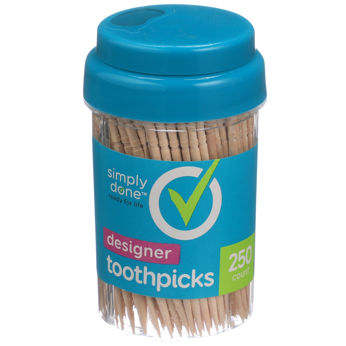 slide 1 of 8, Simply Done Designer Toothpicks, 250 ct