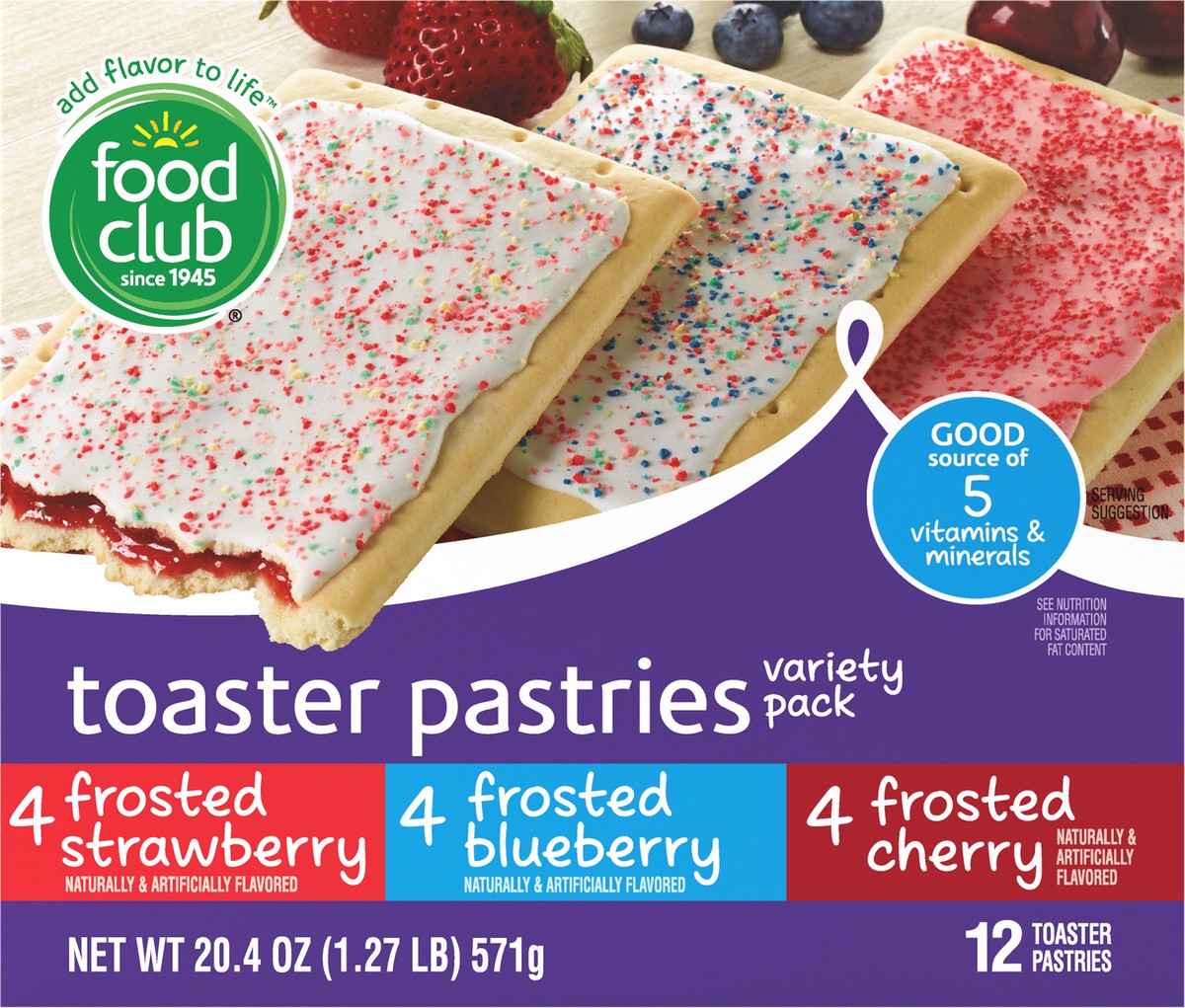 slide 3 of 12, Fclub Tstr Pstry 3 Flavor, 