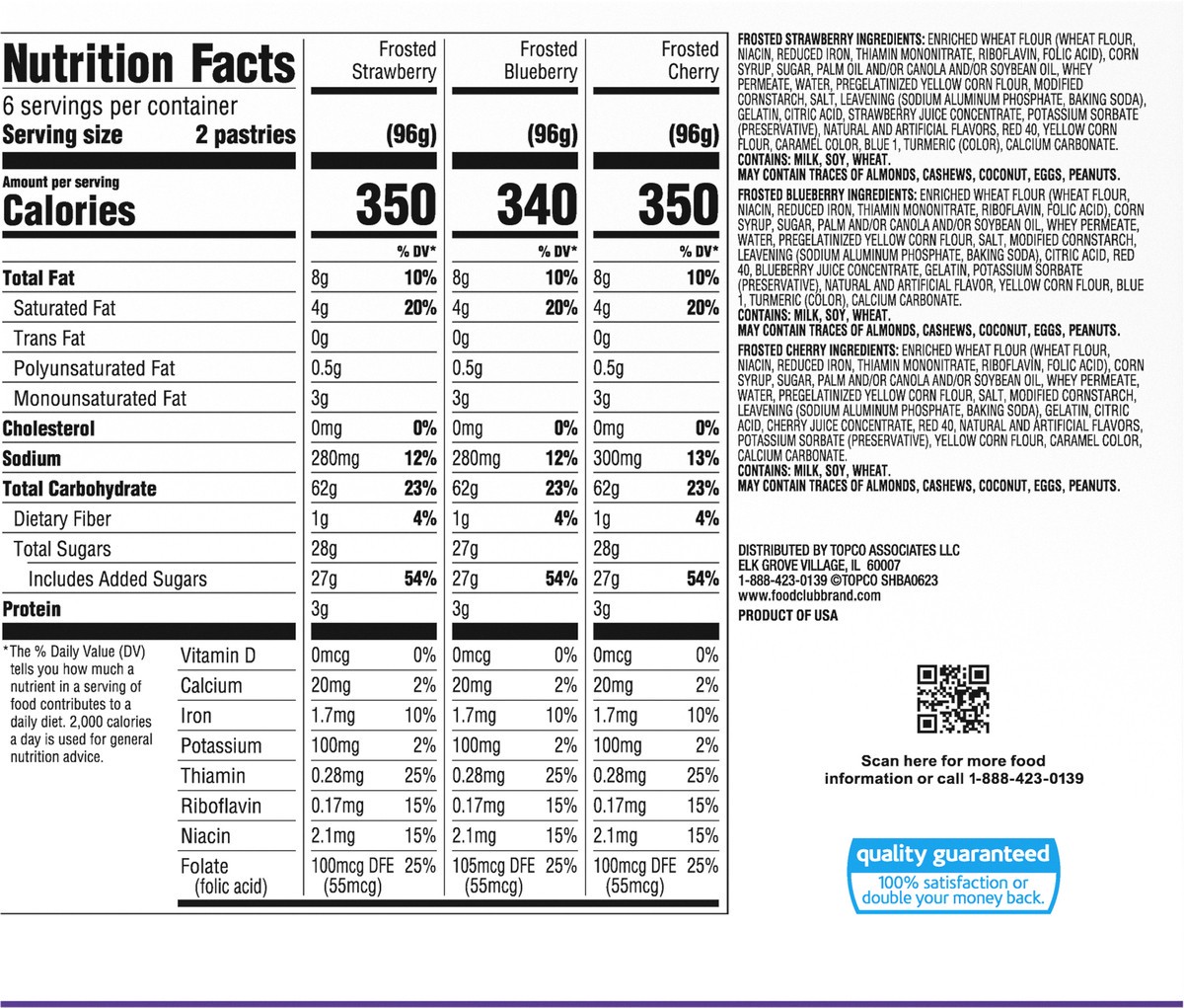 slide 8 of 12, Fclub Tstr Pstry 3 Flavor, 