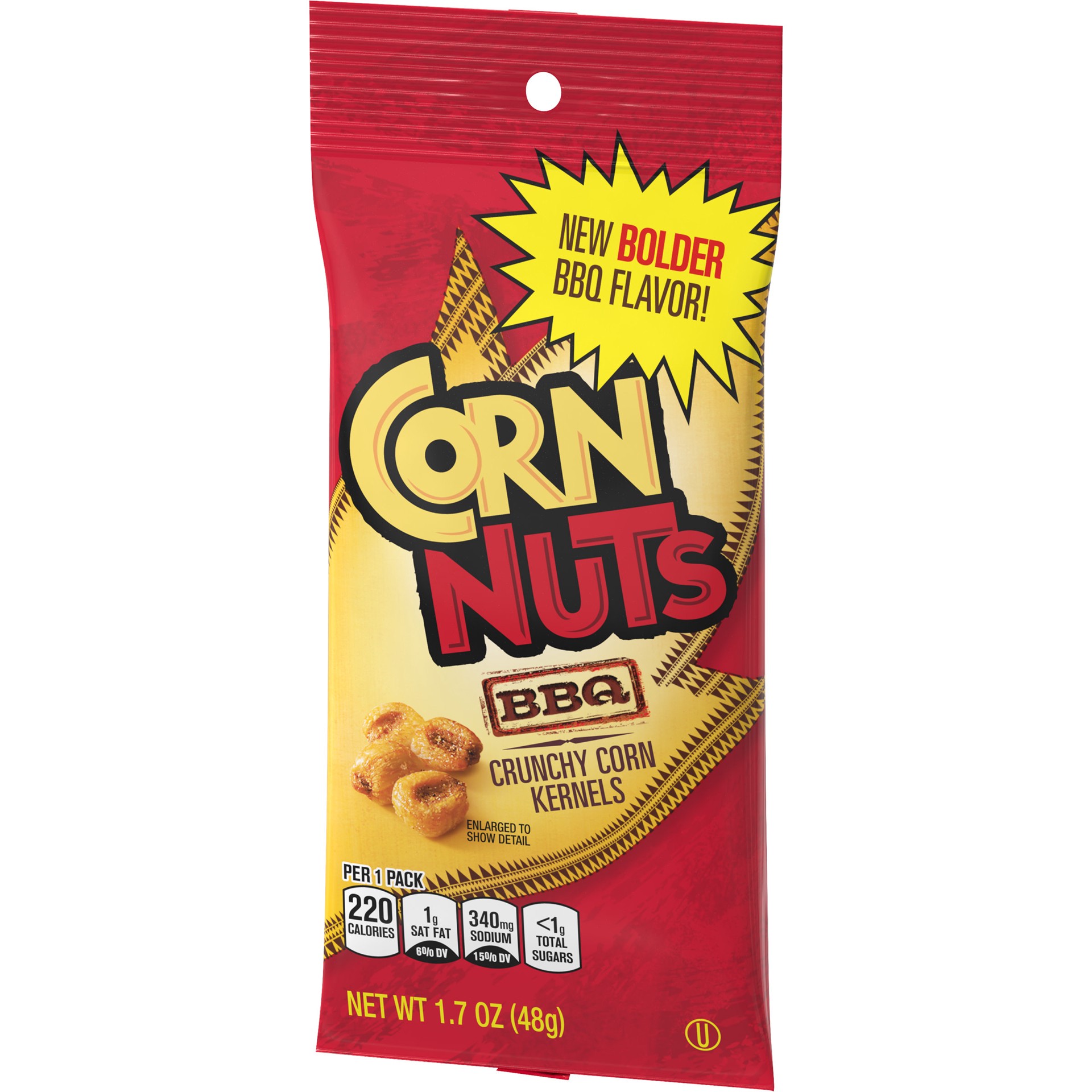 slide 2 of 5, CORN NUTS Barbecue, 1.7 oz