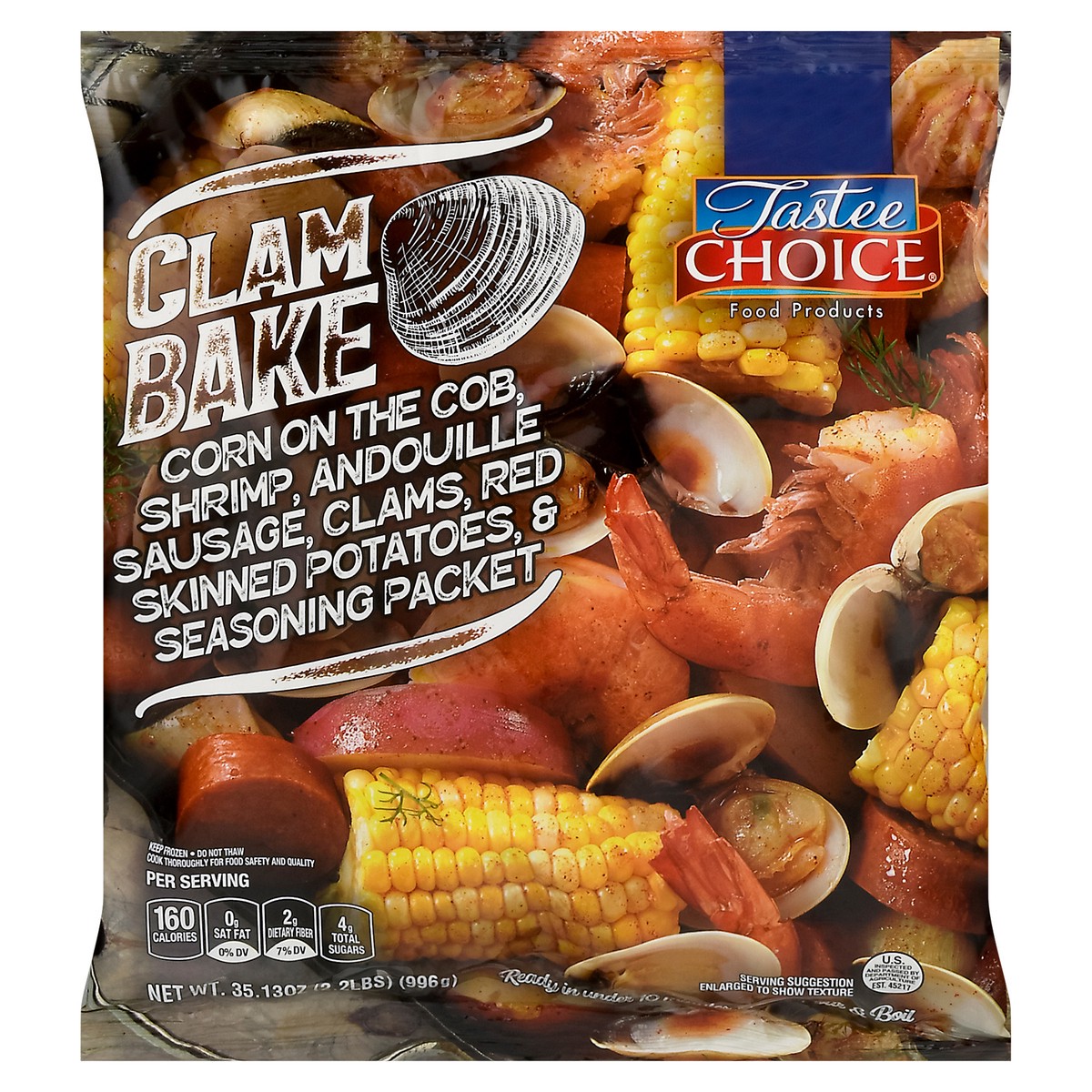 slide 1 of 9, Tastee Choice Clam Bake 35.13 oz, 35.13 oz