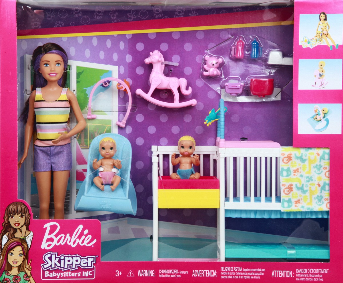 slide 6 of 9, Barbie Skipper Babysitters Inc. 3+ Doll and Playset 1 ea, 1 ct