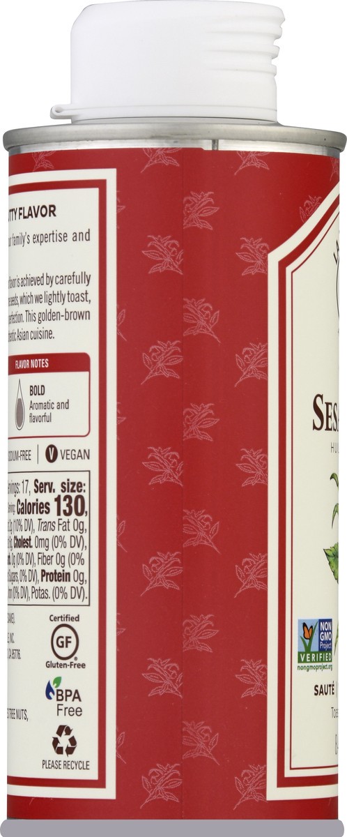 slide 7 of 9, La Tourangelle Toasted Nutty Flavor Sesame Oil 8.45 oz, 8.45 oz