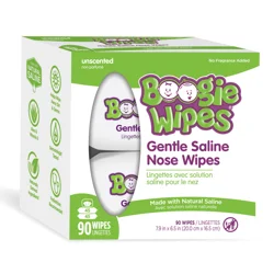 Boogie Wipes Unscented 90 Ct