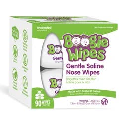 Boogie Wipes Unscented 90 Ct