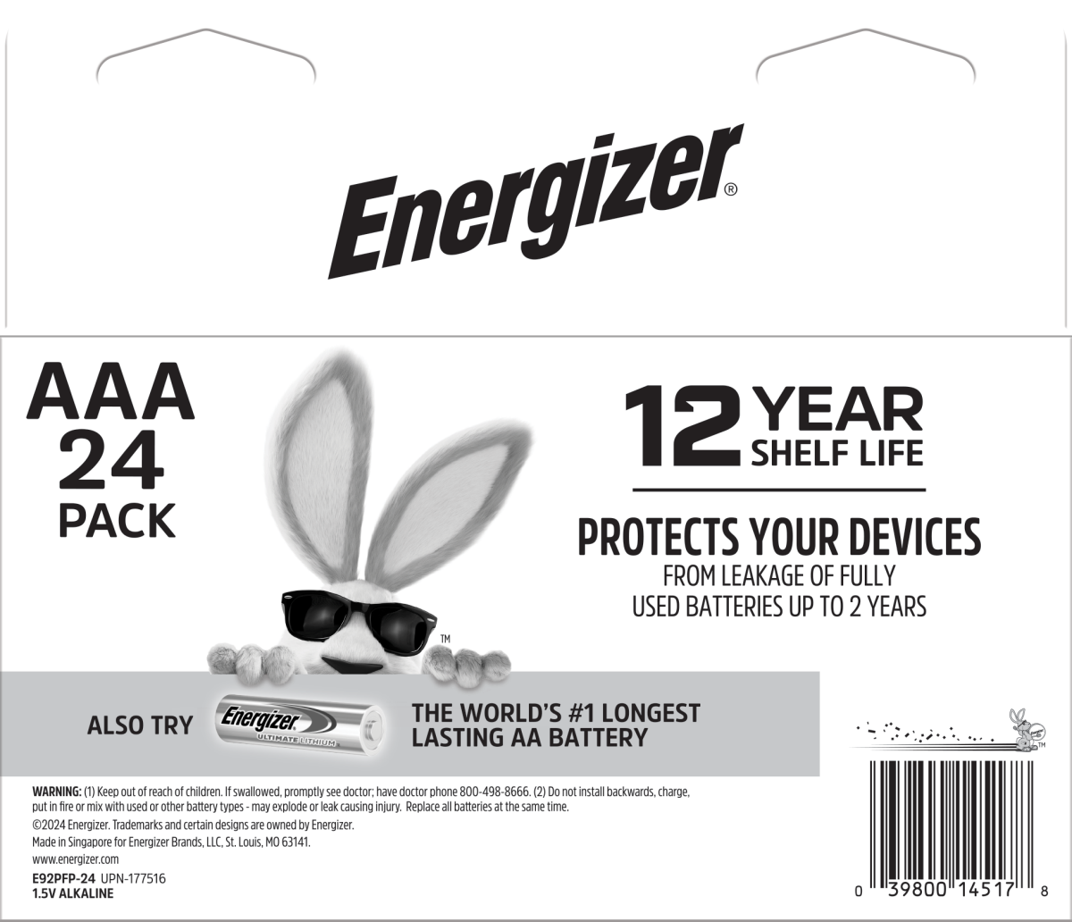 slide 2 of 5, Energizer Max AAA Batteries, 24 ct