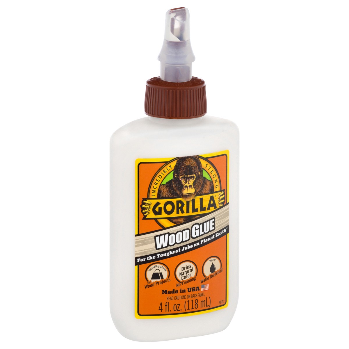 slide 4 of 9, Gorilla Wood Glue 4 fl oz, 4 fl oz