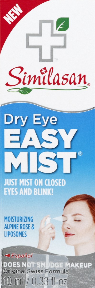 slide 4 of 4, Similasan Dry Eye Easy Mist, 0.33 fl oz