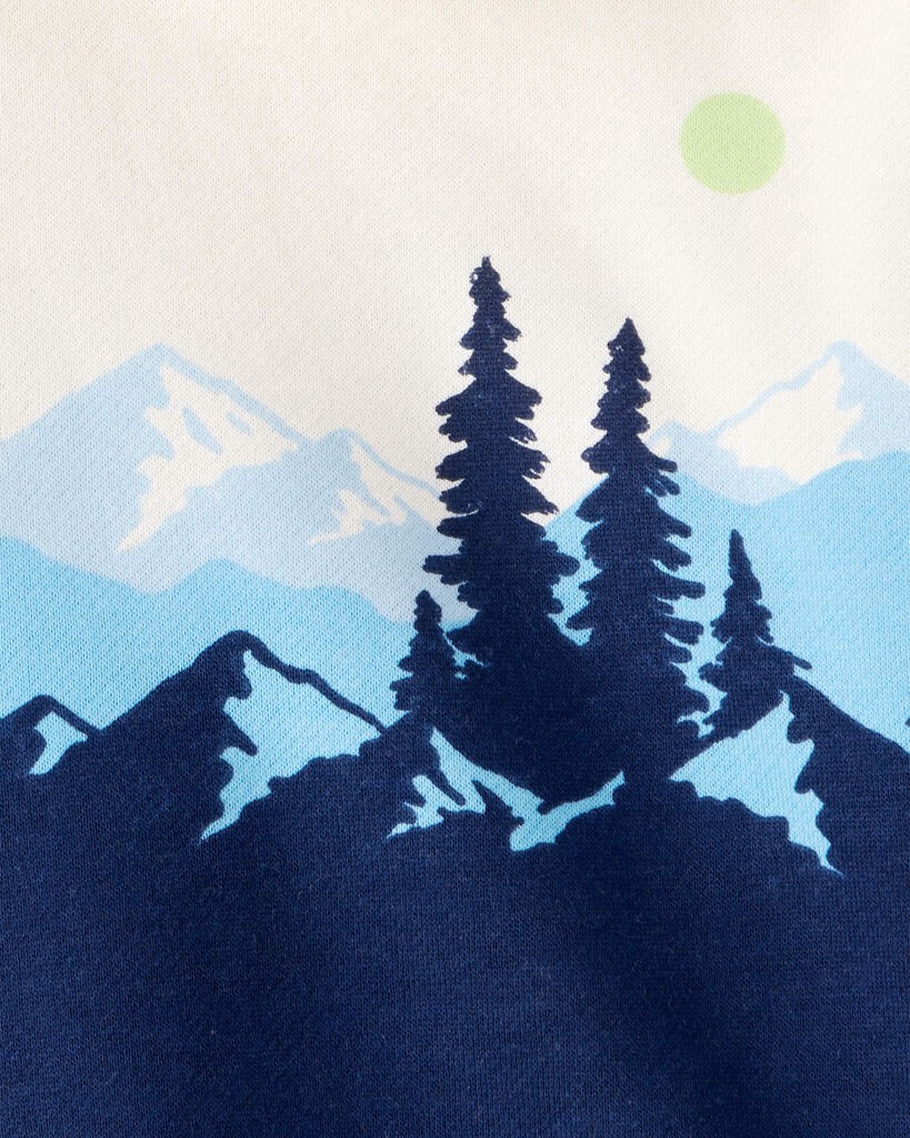 slide 2 of 2, Oshkosh Baby Boy Mountain Print Hoodie Multi 18M, 1 ct