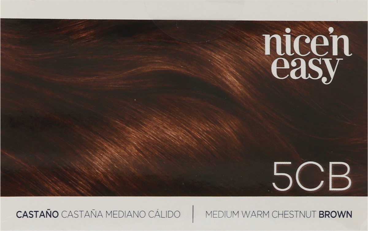 slide 6 of 9, Nice'n Easy Clairol Nice 'N Easy 5CB Medium Warm Chestnut Brown, 1 ea