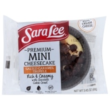 slide 1 of 1, Sara Lee Mini Salted Caramel Cheesecake, 1 ct