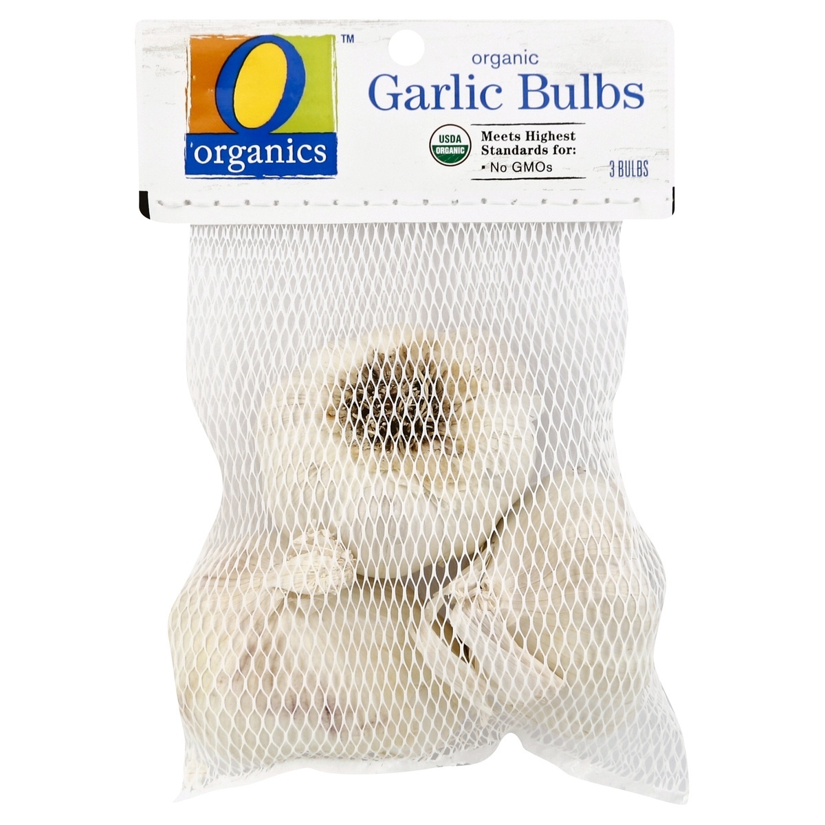 slide 1 of 3, O Organics Organic Garlic Fresh Bulbs, 