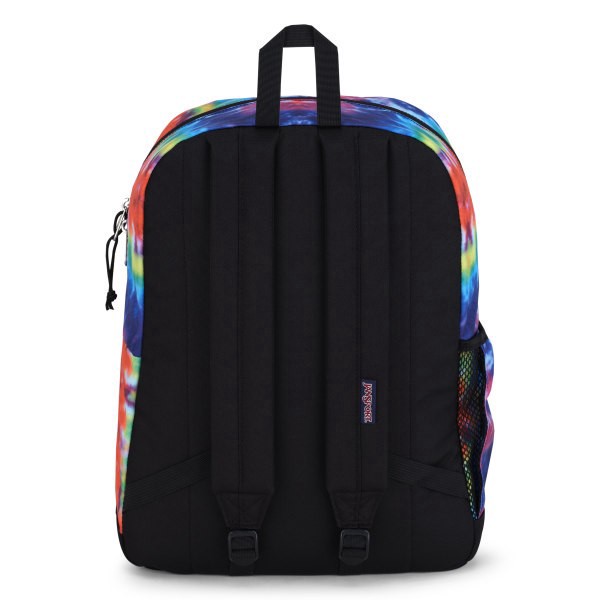 slide 8 of 8, Jansport Cross Town Plus Backpack With 15"" Laptop Pocket, Red Multi Hippie Days, 1 ct