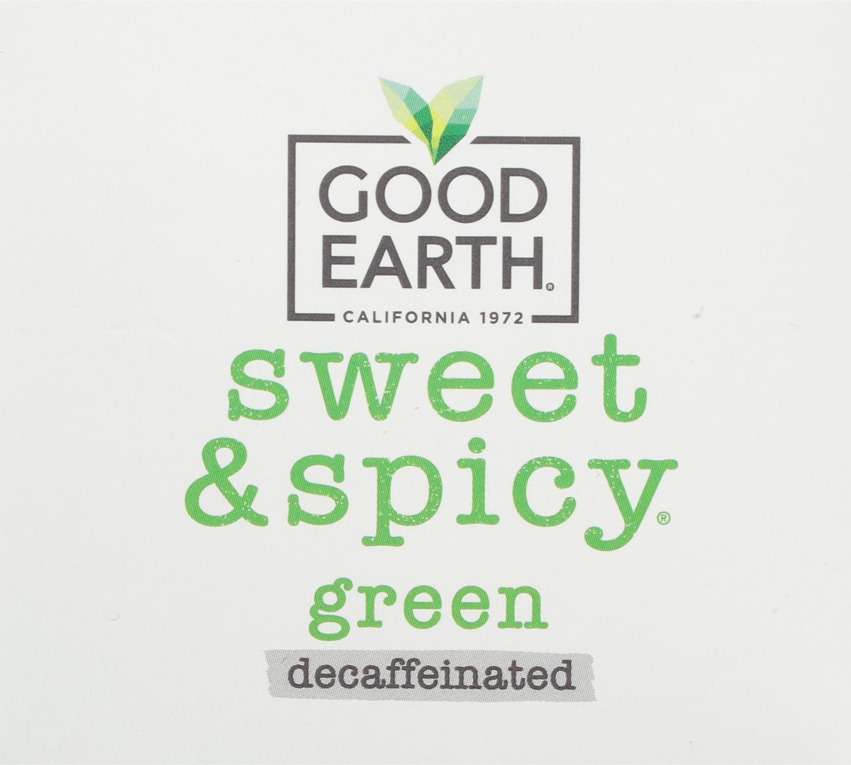 slide 13 of 13, Good Earth Sweet & Spicy Decaffeinated Tea Bags Green Green Tea 1.33 oz, 1.33 oz