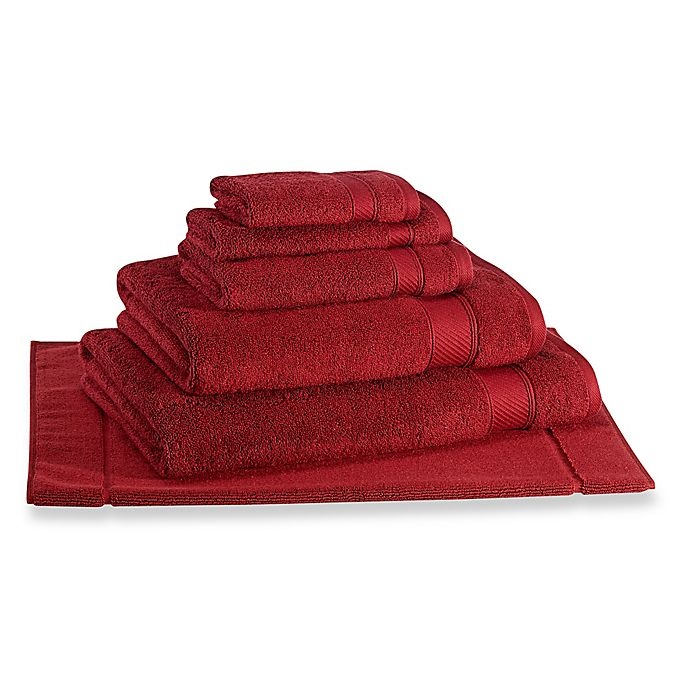 Wamsutta Hygro Duet Bath Towel Wine 1 ct Shipt