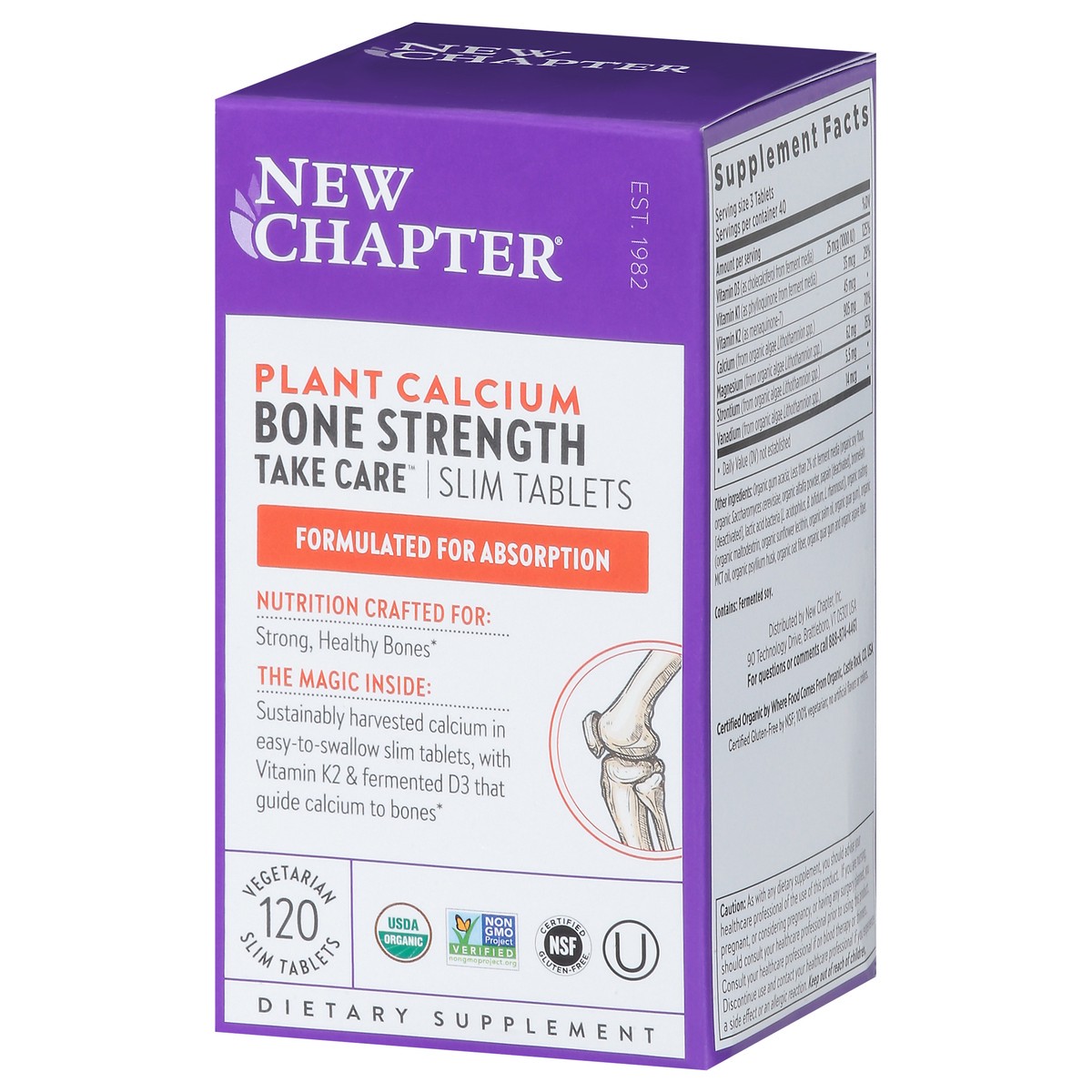 slide 7 of 9, New Chapter Bone Strength Take Care Dietary Supplement, 120 ct