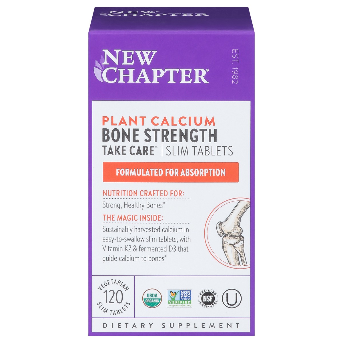 slide 1 of 9, New Chapter Bone Strength Take Care Dietary Supplement, 120 ct