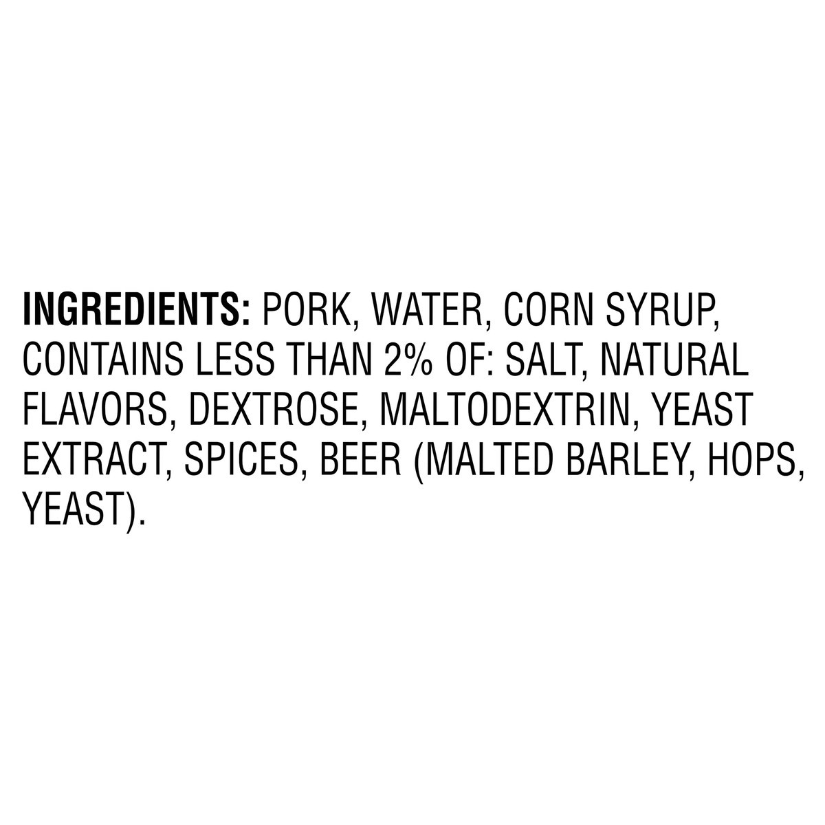 slide 3 of 5, Hillshire Farm All Natural* Beer Bratwurst Pork Sausages, 5 Count, 19 oz. (Fresh), 19 oz