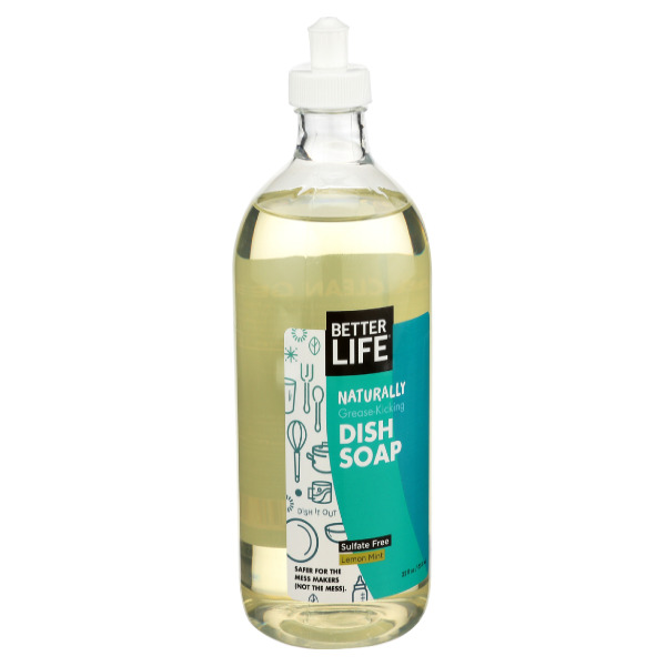 slide 1 of 1, Better Life Dish It Our Lemon Scented Dish Soap, 22 fl oz