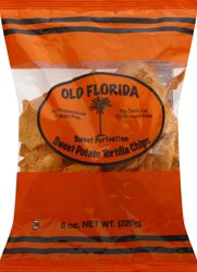 Old Florida Gourmet Products Sweet Potato Tortilla Chips 8 oz