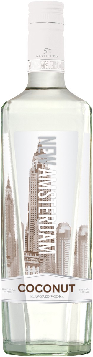 slide 3 of 3, New Amsterdam Coconut Vodka, 750 ml