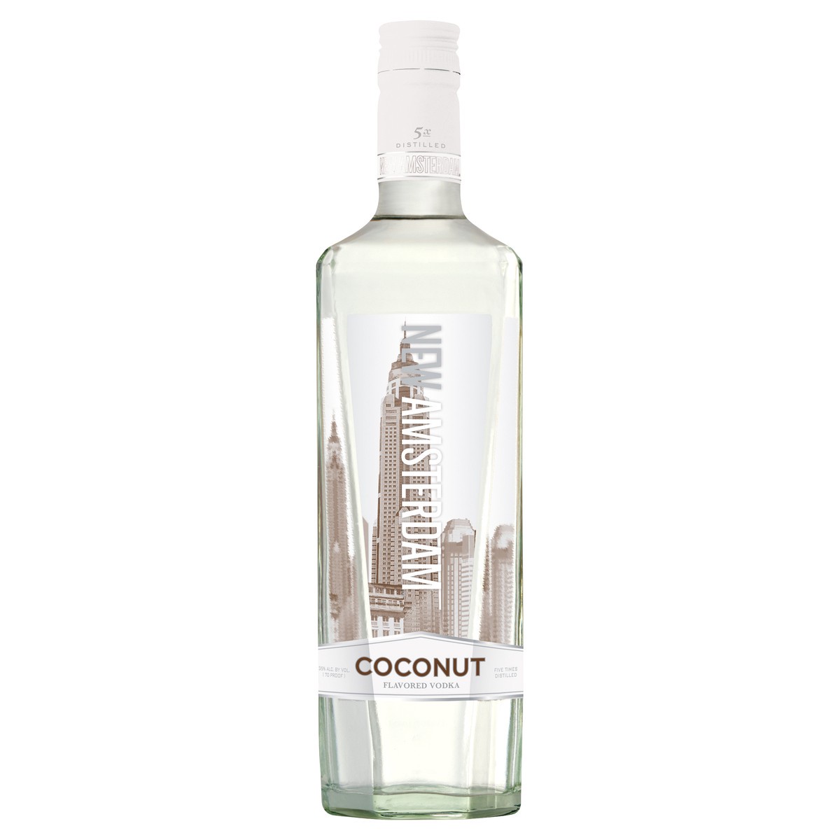 slide 1 of 3, New Amsterdam Coconut Vodka, 750 ml