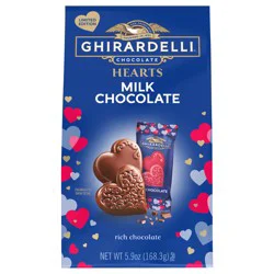 GHIRARDELLI Milk Chocolate Hearts, 5.9 oz